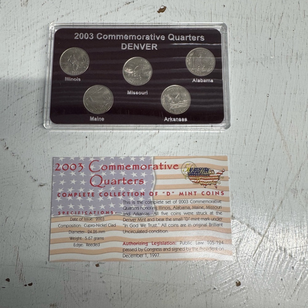 2003 Commemorative Quarters Set